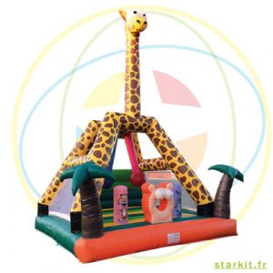 Location structure gonflable girafe